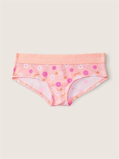 Victoria’s Secret PINK Pink floral Logo Hipster Pantie