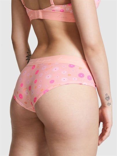 Victoria’s Secret PINK Pink floral Logo Hipster Pantie