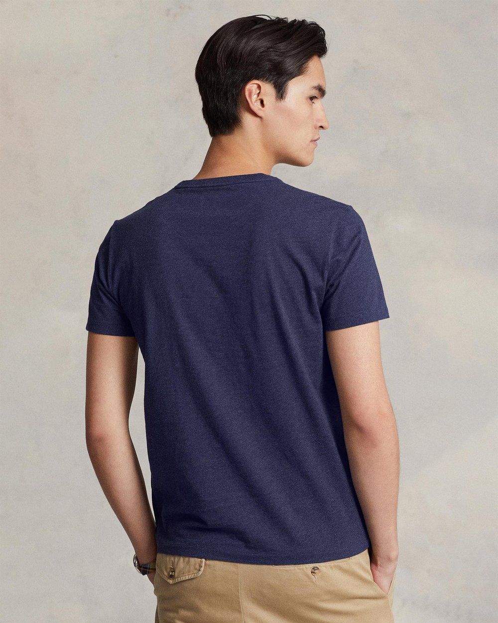 Polo Ralph Lauren Navy Crewneck T-shirt- Custom Slim Fit