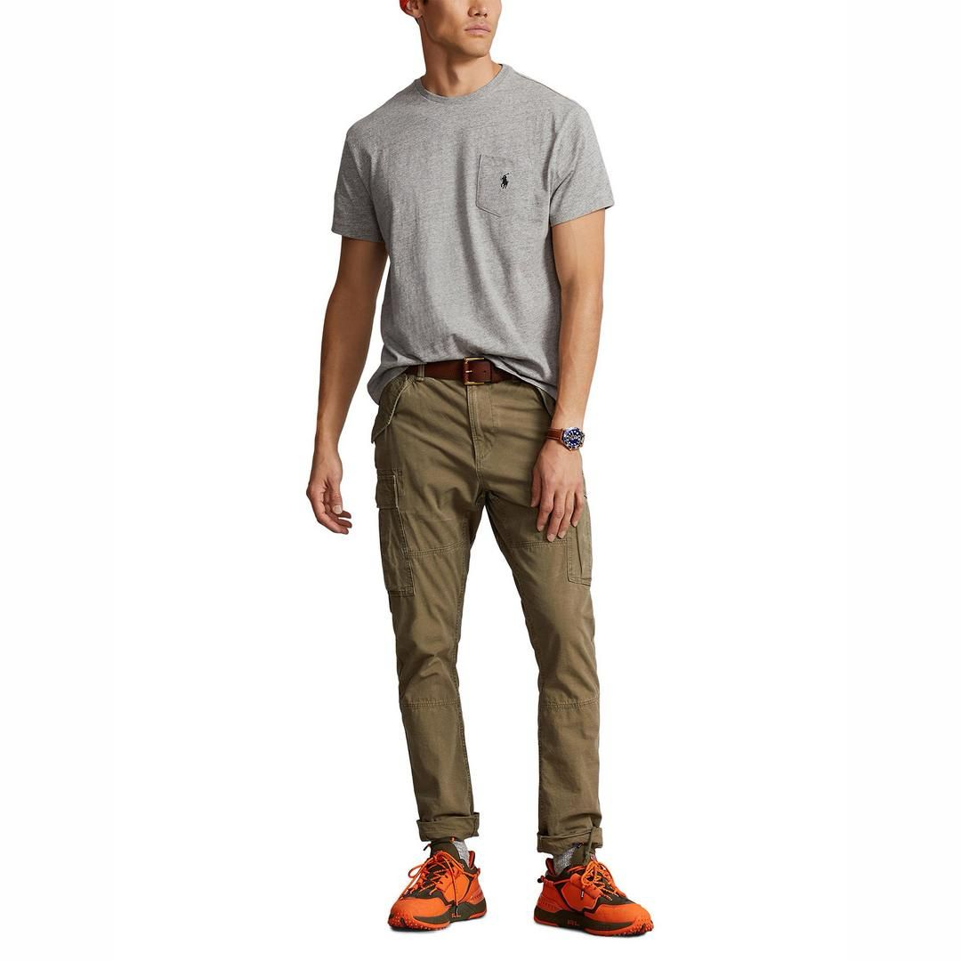 Polo Ralph Lauren Grey Pocket T-Shirt - Classic Fit