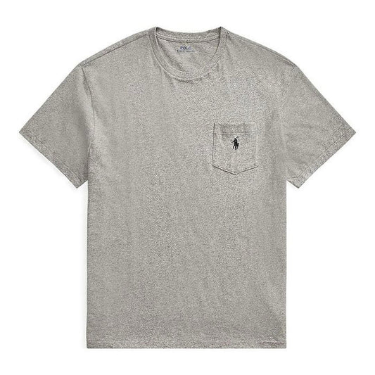 Polo Ralph Lauren Grey Pocket T-Shirt - Classic Fit