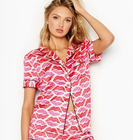 Victoria's Secret Pink Lip Print Top