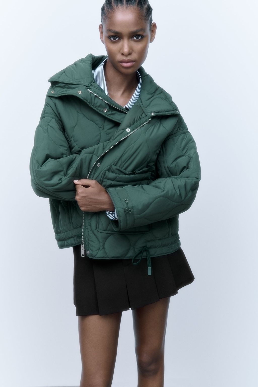 Zara Cotton Padded Puffer Jacket Lightweight