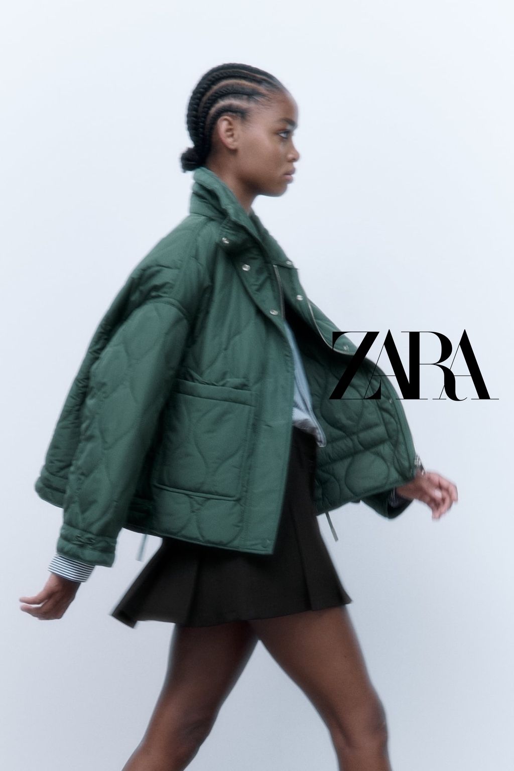 Zara Cotton Padded Puffer Jacket Lightweight