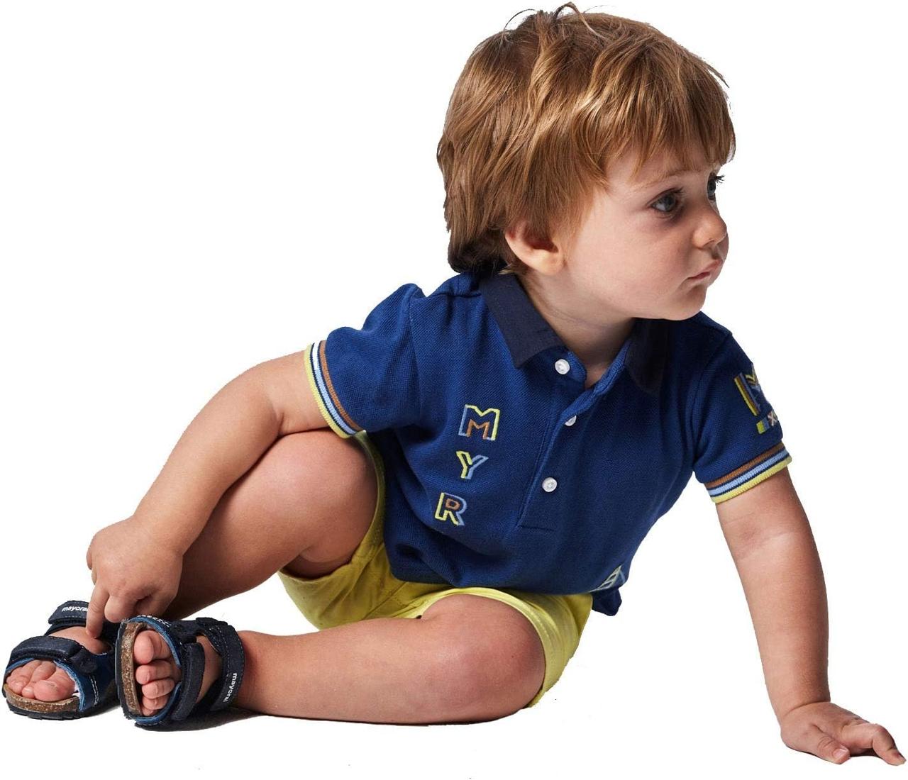 Mayoral Blue Polo T-Shirt