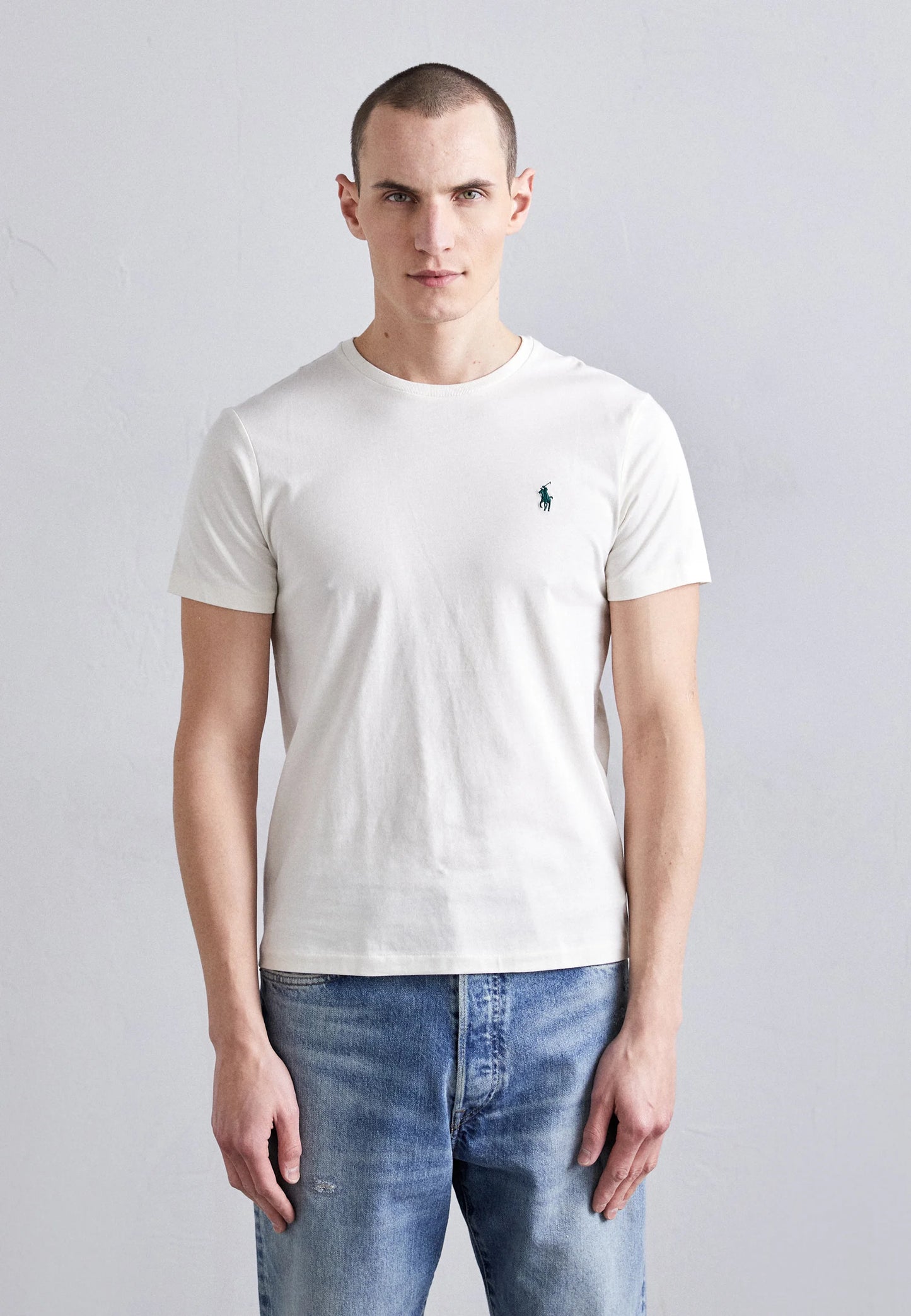 Polo Ralph Lauren cream Crewneck T-Shirt- Classic Fit