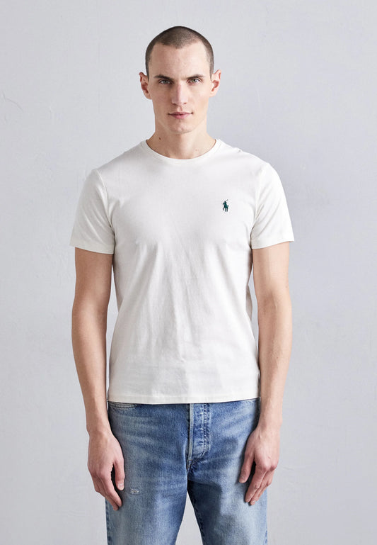 Polo Ralph Lauren cream Crewneck T-Shirt- Classic Fit