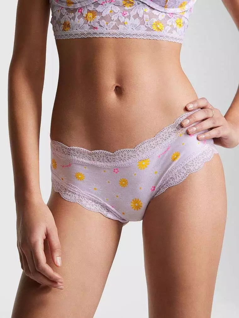 Victoria's Secret PINK Lace Trim Cheekster Pantie