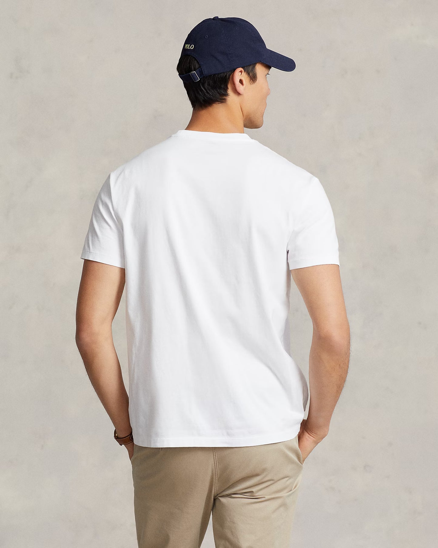 Polo Ralph Lauren White Crewneck T-Shirt- Classic Fit